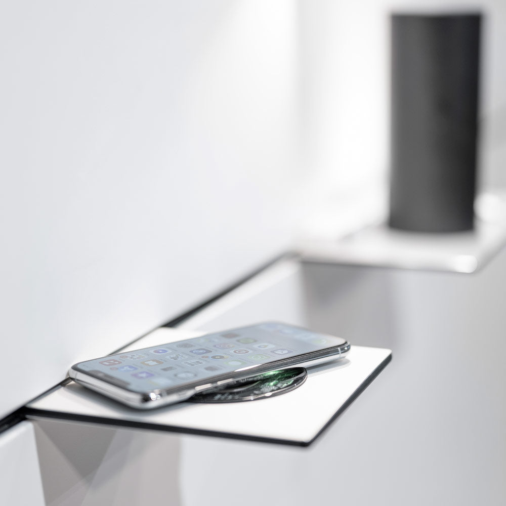 Induktions-Board, Graphitgrau, transparent